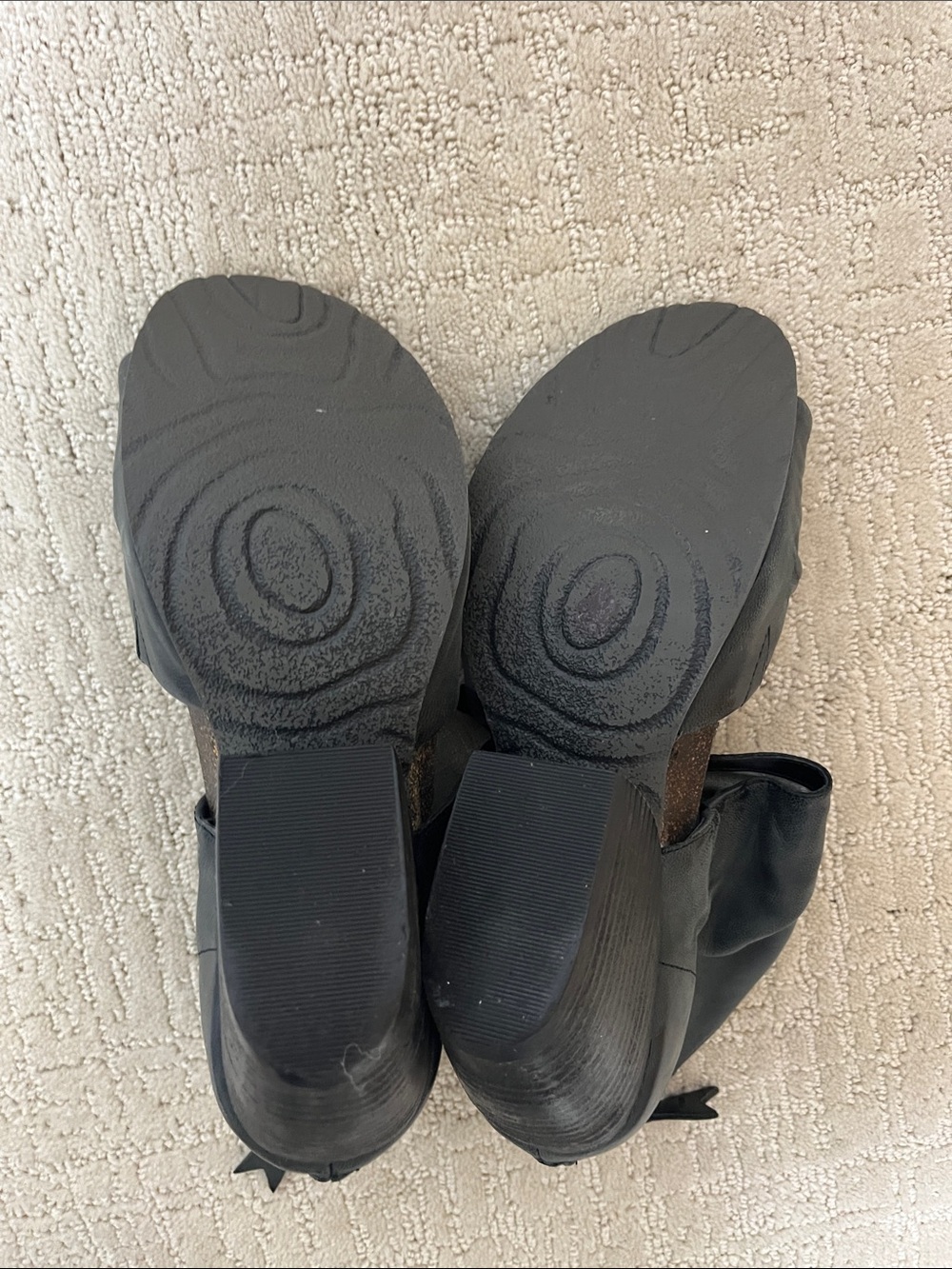 OTBT Black Open-Toe Wrap Heel Sandal Booties women’s size 10M - Picture 4 of 7